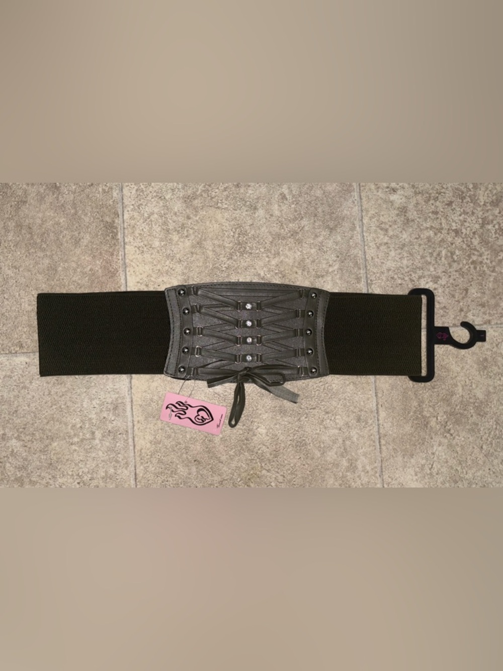 Green torrid corset style stretch belt 1x